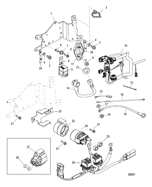 Electrical Plate Components SN# 1B884208 and up
