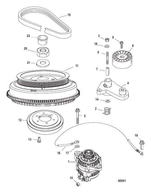 Flywheel/Alternator
