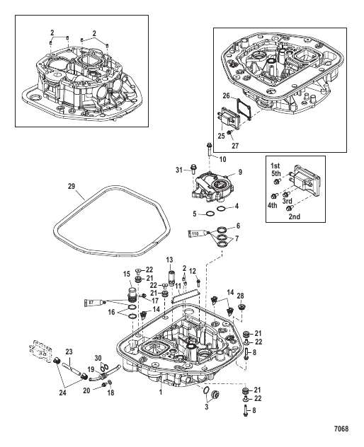 Oil Pump/Adaptor Plate-Upper