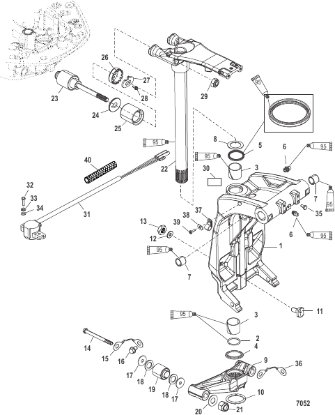 Swivel Bracket and Steering Arm