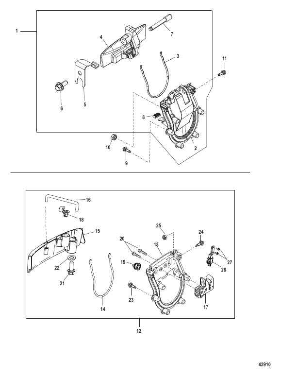 Rear Cowl Latch Assembly