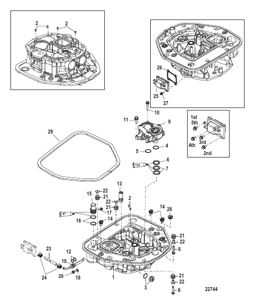 Oil Pump/Adaptor Plate-Upper
