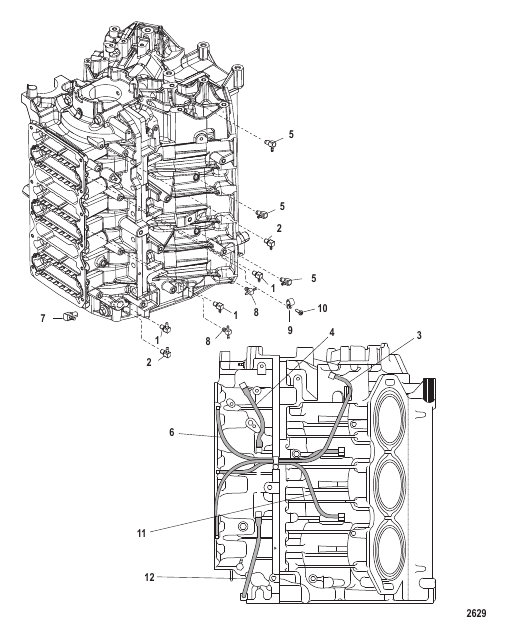 Port Center Main Oiling System