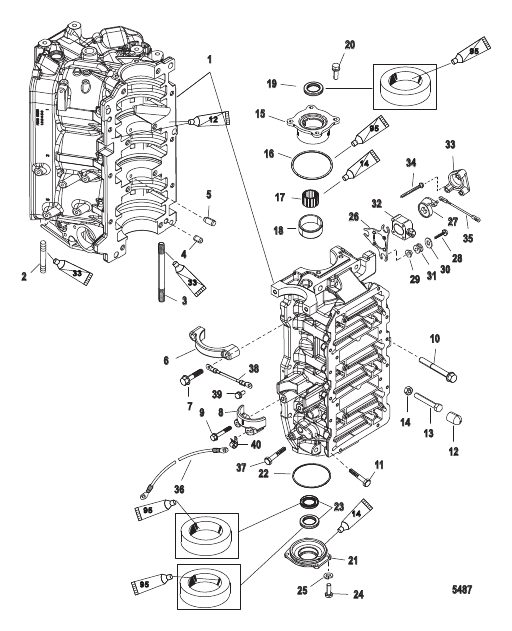 Cylinder Block and End Caps