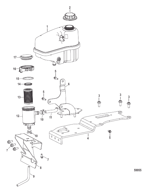 Coolant Reservoir (0M973231 and Above)