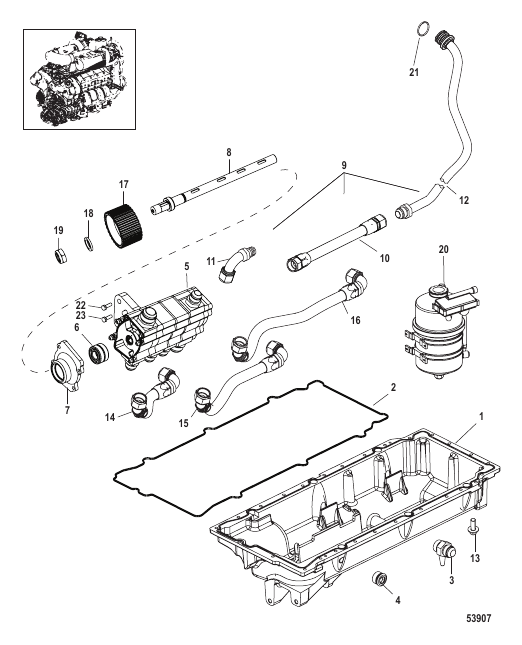 Oil Pan and Pump
