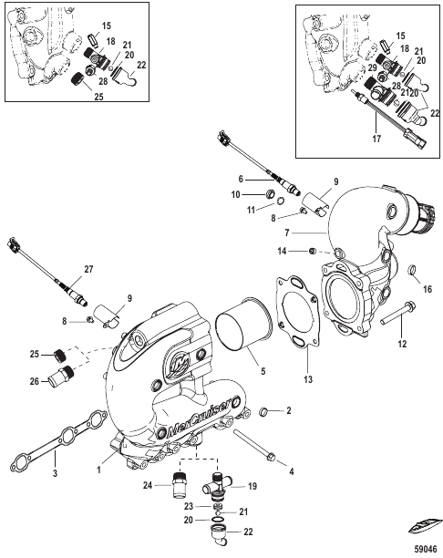 Exhaust Manifold and Elbow
