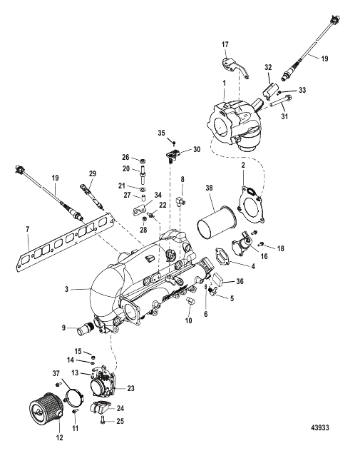 Intake/Exhaust Manifold and Throttle Body