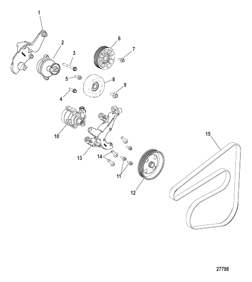 Front Accessory Drive Belts and Pulleys