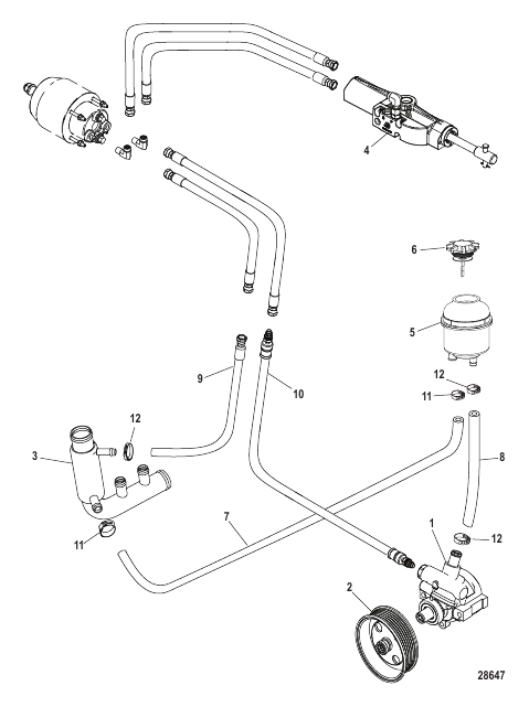 Steering Components Hydraulic Power Steering