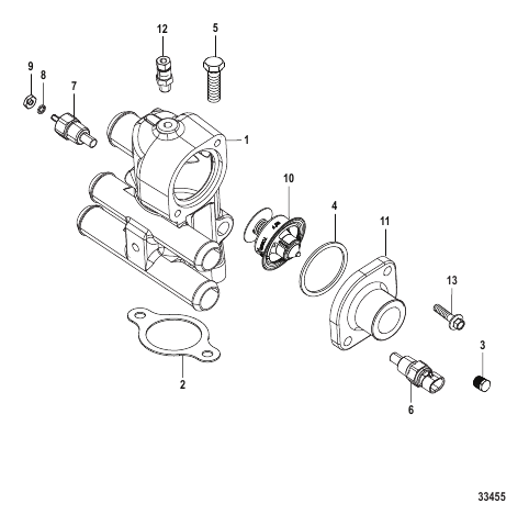 Thermostat and Housing Closed Cooling