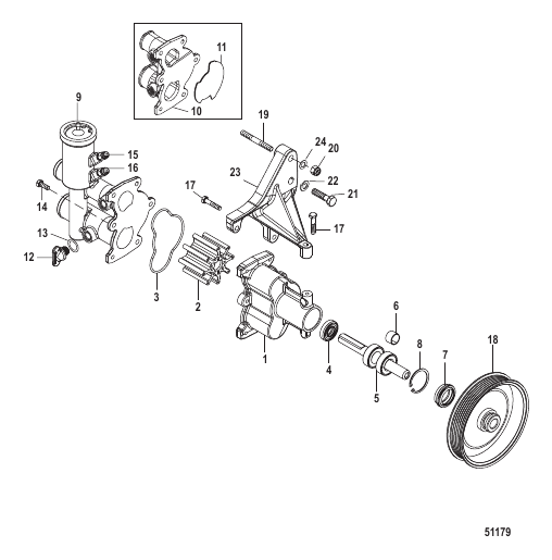 Sea Water Pump Assembly