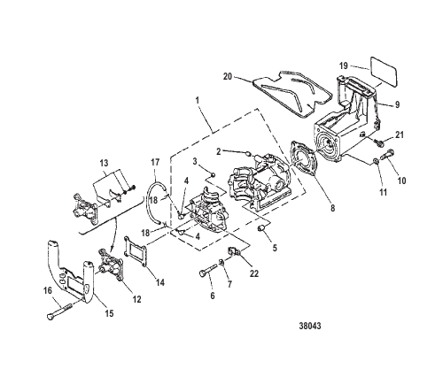 CRANKCASE AND CYLINDER HEAD