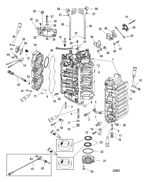 Cyliner Block and End Cap