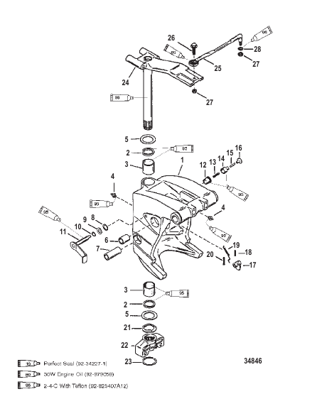 Swivel Bracket and Steering Arm Short
