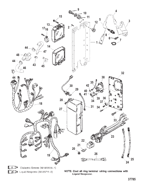 ELECTRICAL COMPONENTS (S/N-0G303046 AND UP)