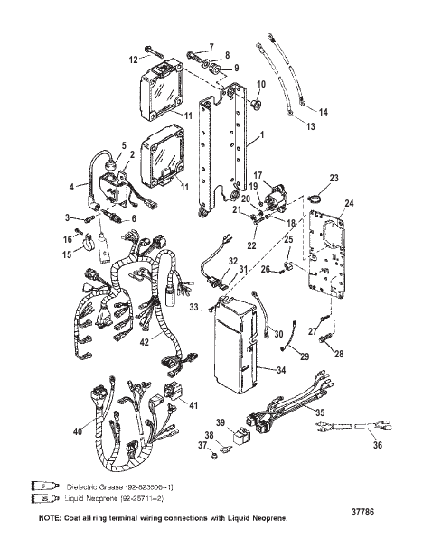 ELECTRICAL COMPONENTS (S/N-0G303045 AND BELOW)