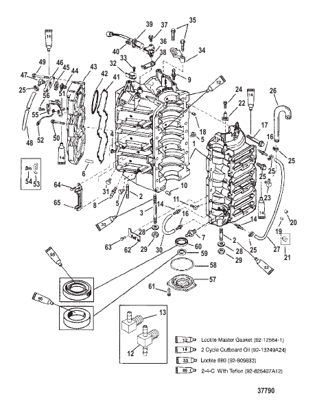 CYLINDER BLOCK AND END CAP