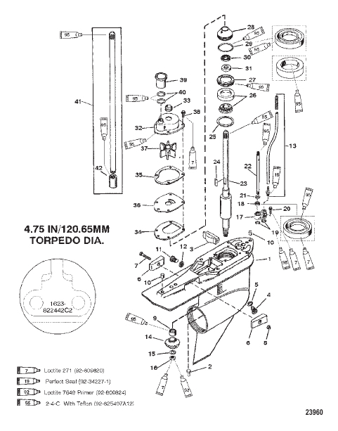 G/HSG DRIVE-STD/COUNTER-0G437999 AND BELOW-1623-822442C2