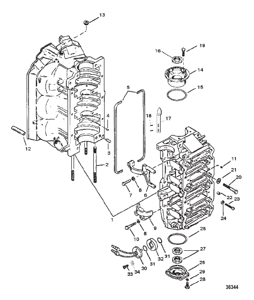 CYLINDER BLOCK AND END CAPS
