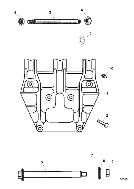 TRANSOM BRACKET ASSEMBLY