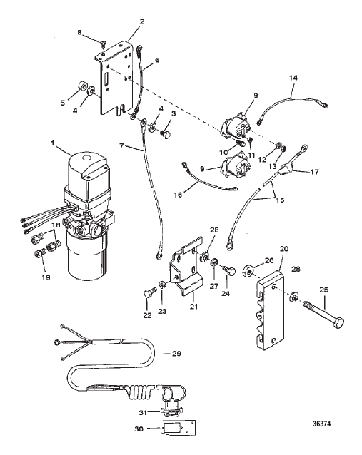 HYDRAULIC TRIM PUMP KIT