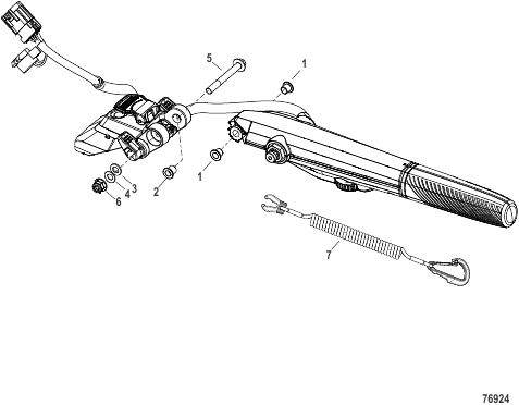 Steering Mounting, Tiller Handle Models