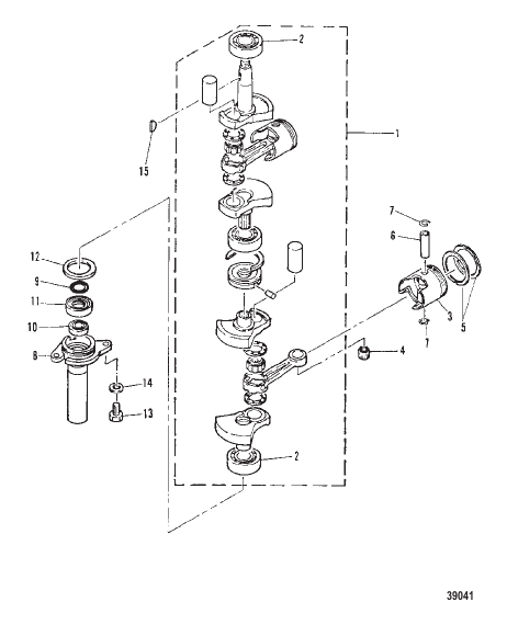 CRANKSHAFT AND PISTON