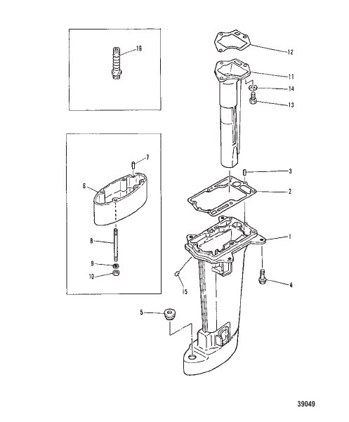 DRIVESHAFT HOUSING