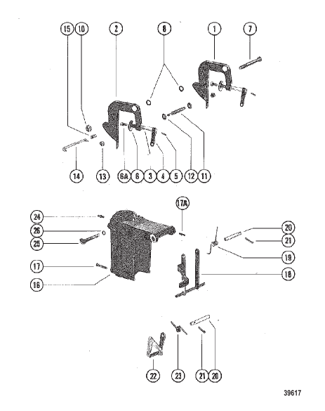 CLAMP AND SWIVEL BRACKET ASSEMBLY