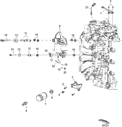 Starter Motor/Oil Filter/Sensors