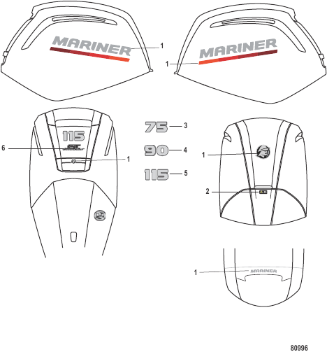 Accessories Decals Mariner