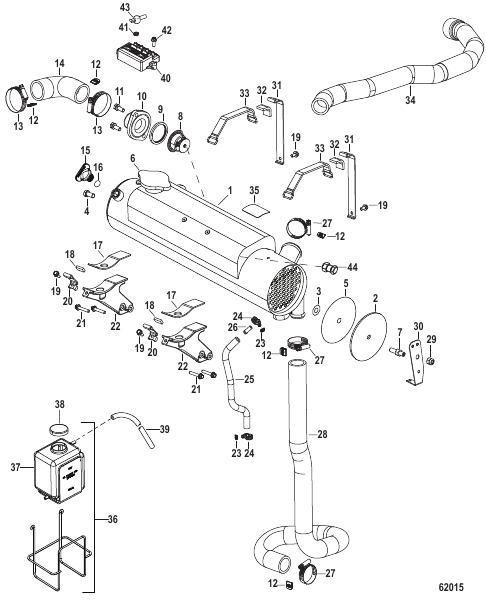 Fresh Water Cooling Heat Exchanger