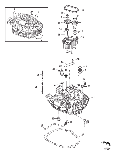 Oil Pump/Adaptor Plate-Upper