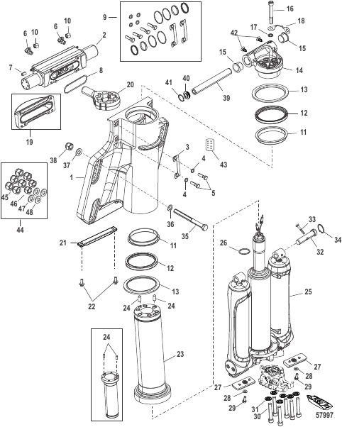 Power Trim/Transom Assembly