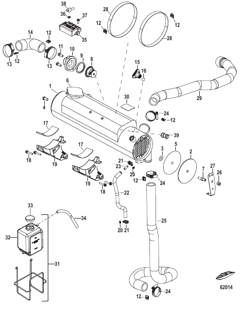 Fresh Water Cooling Heat Exchanger