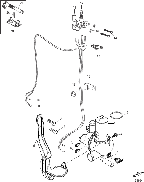 Water Distribution Housing Air Actuated Drain