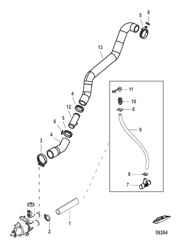 Raw Water Cooling Sea Pump Hoses