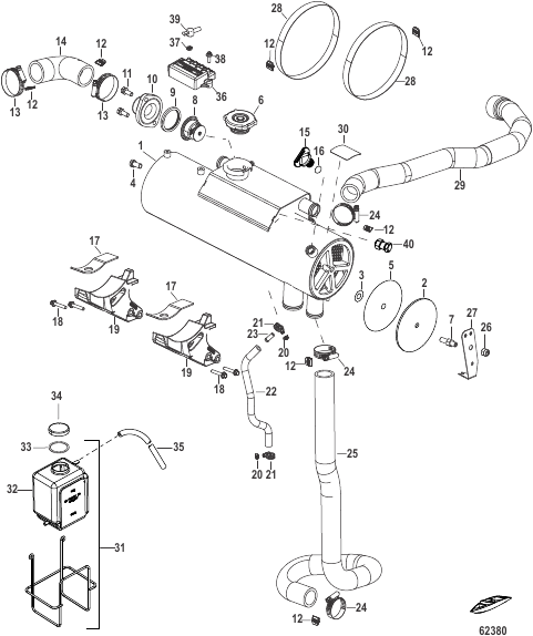 Fresh Water Cooling Heat Exchanger