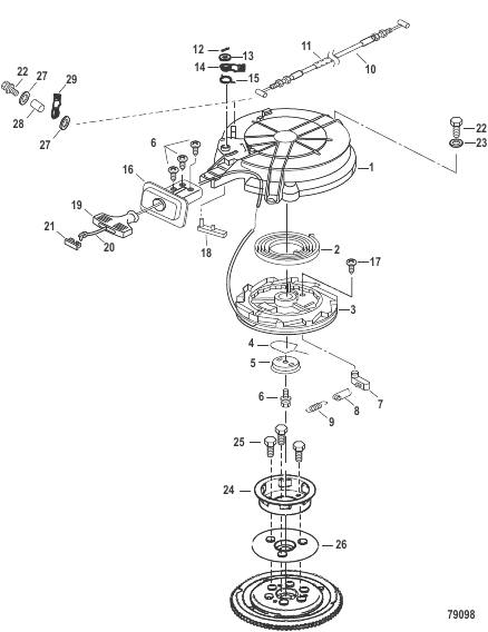 Recoil Starter Serial 0N468475 and Up