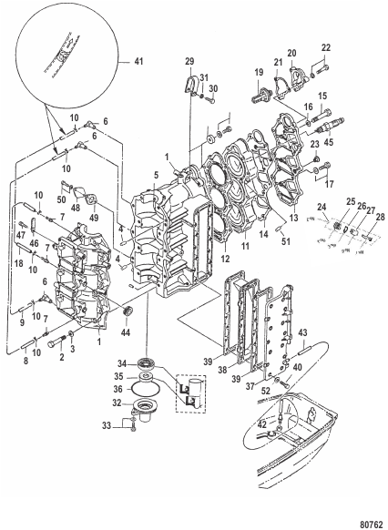 Cylinder Block Serial 0N495905 and Up