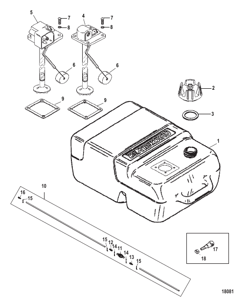 Fuel Tank (Plastic- 6.6 Gallon)