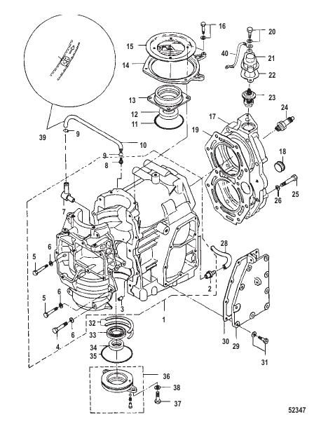 Cylinder Block SN 0N162744 and up