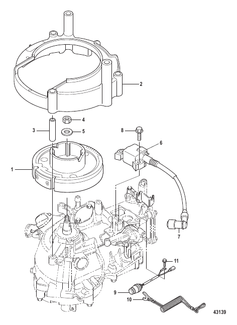 Flywheel Cup Serial # 0R318096 and Up