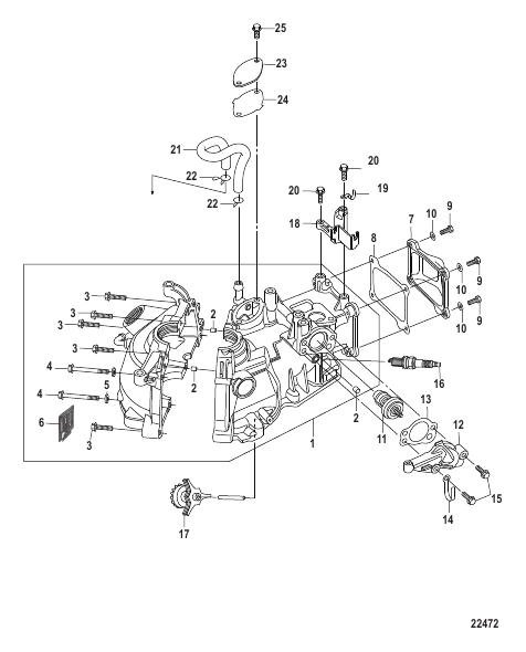 Cylinder Block All Models-Serial # 0R318095 and Below