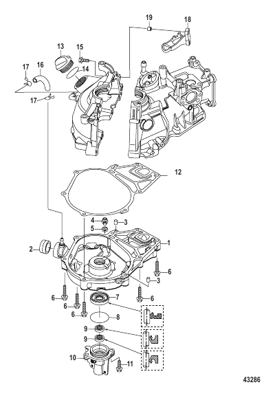 Oil Pan Serial # 0R318096 and Up