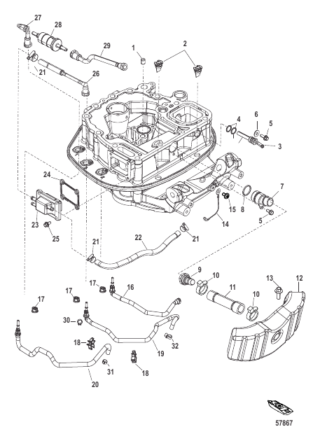 Adapter Plate Hose Routings