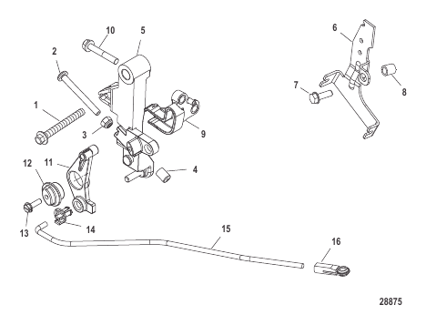 Throttle Linkage Standard Tiller