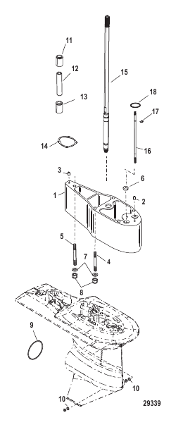 Extension Kit Driveshaft Housing 12092A20 - Command Thrust