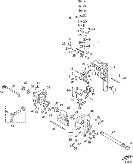 Clamp Brackets/Swivel Bracket Manual Tilt
